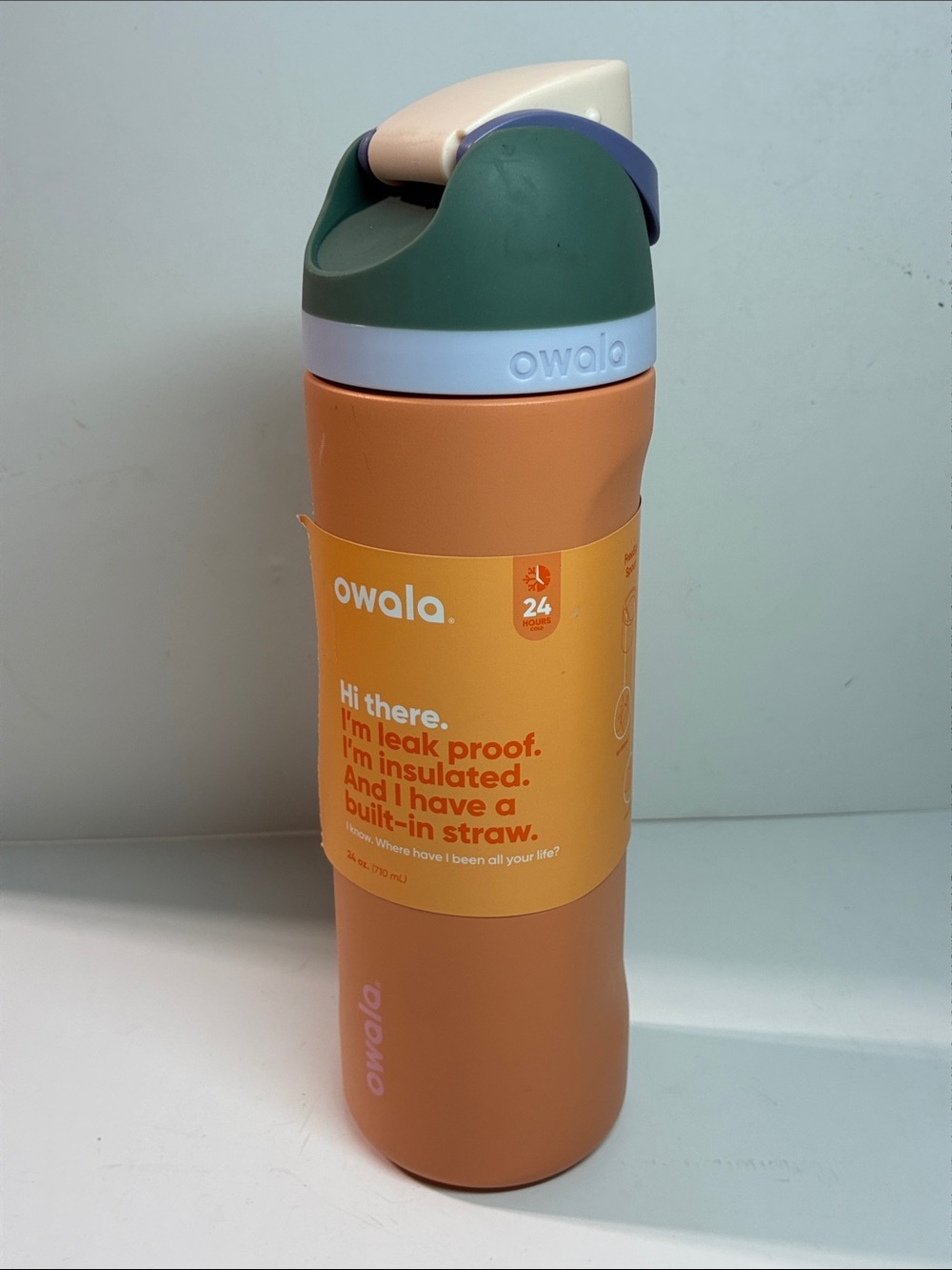 24 oz Owala FreeSip with Straw NEW